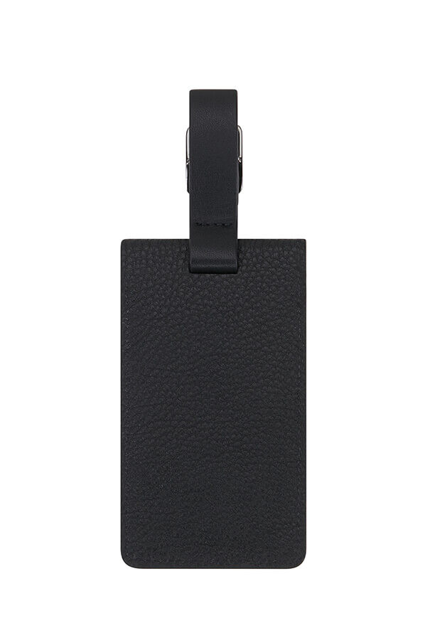Samsonite Ta Revolution Leather Luggage Tag  Svart
