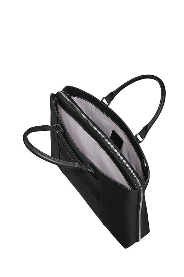 Image Biz Leather PC-veske 15.6" | Samsonite Image Biz Leather Briefcase 15.6'  Svart