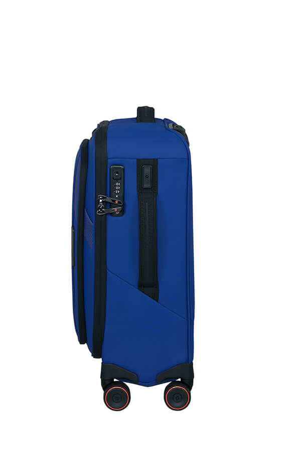 Samsonite Glazed Spinner Expandable 55cm  Elektrisk bl&aring;