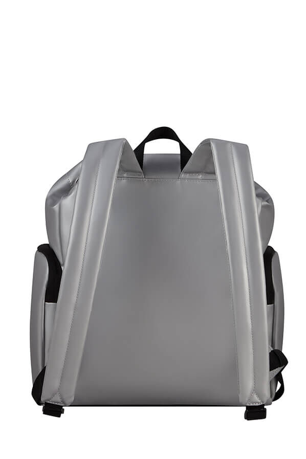 Samsonite Wander Last Backpack 3PKT 1 Buckle  Metallic Silver