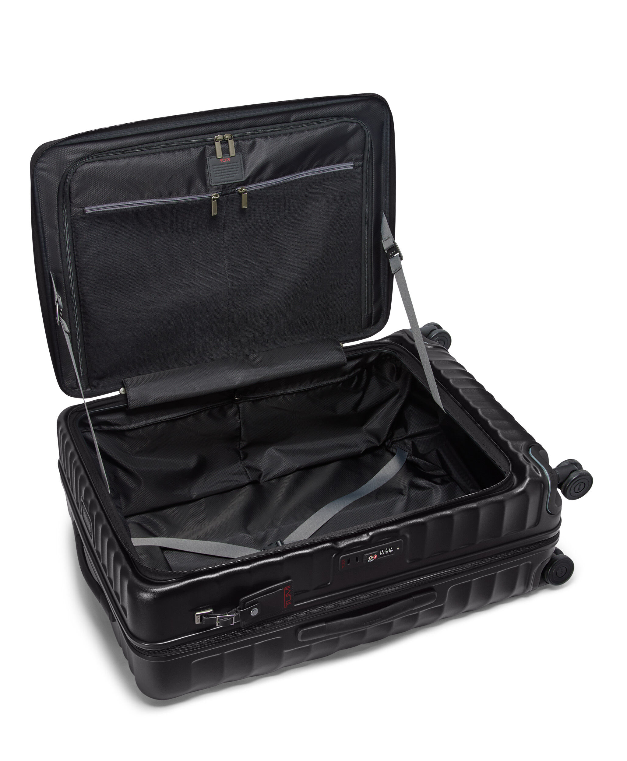 19 Degree Front Access Utvidbar koffert med 4 hjul 76cm