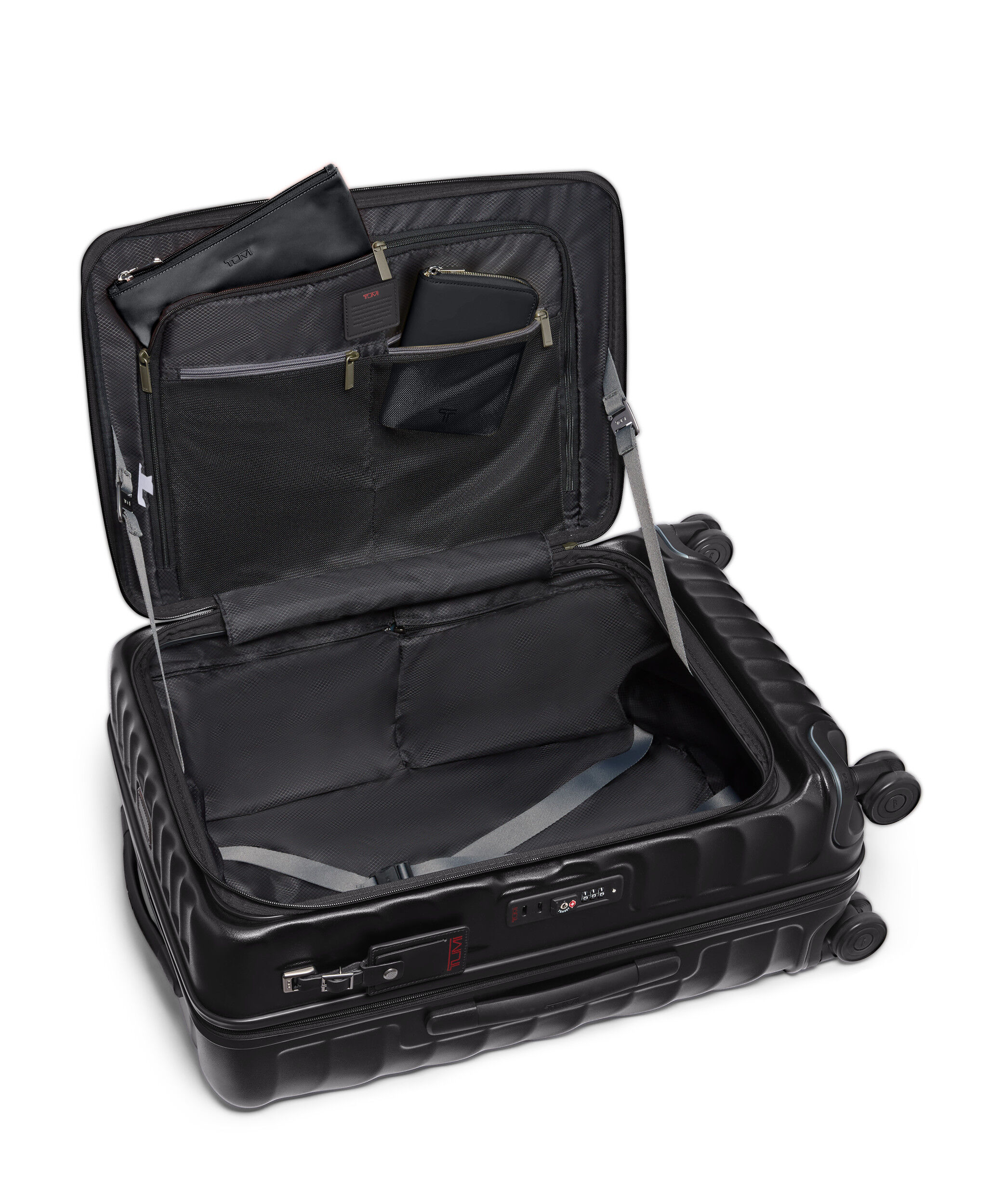 19 Degree Front Access Utvidbar koffert med 4 hjul 66 cm