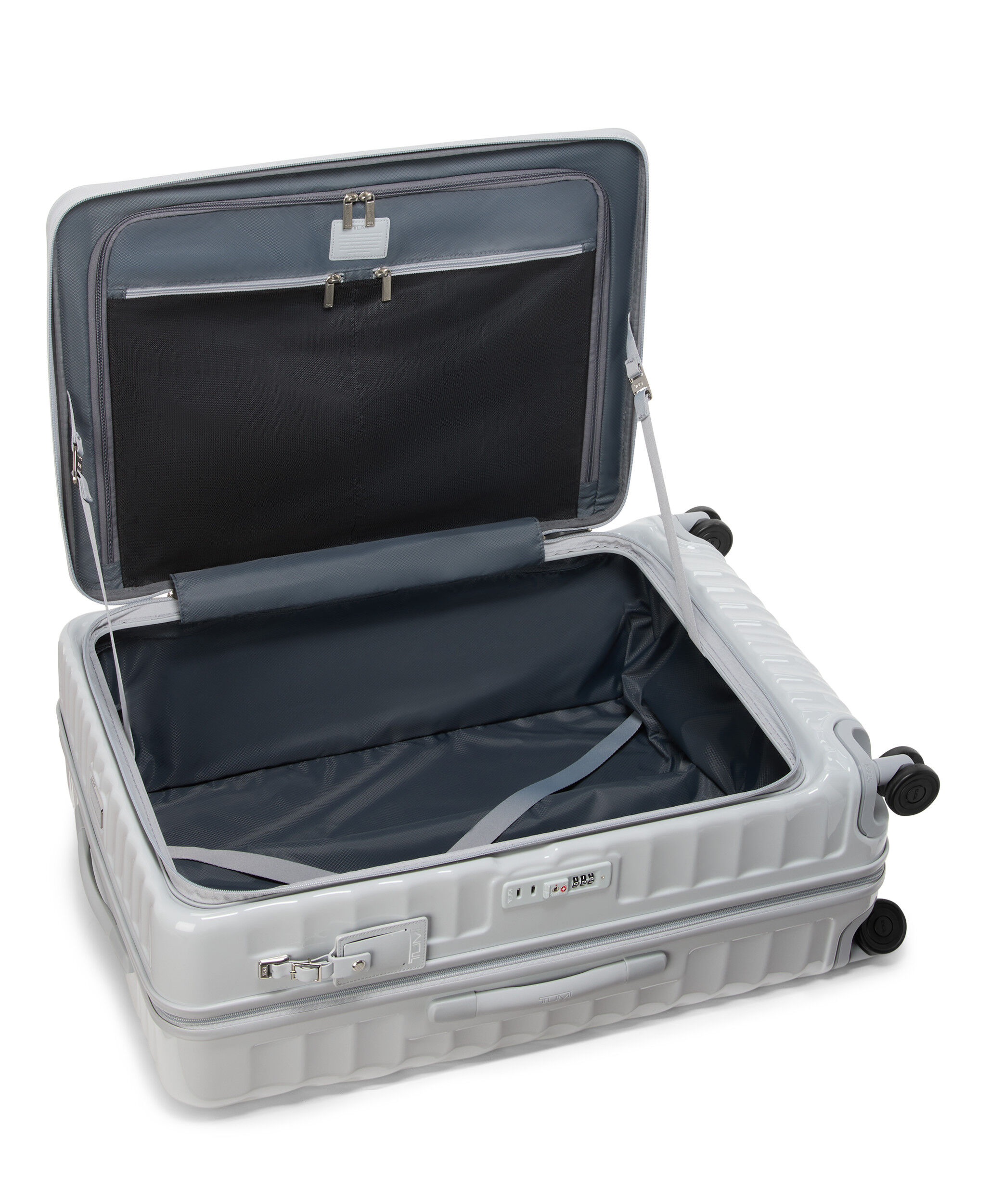19 DEGREE FRONT ACCESS Utvidbar koffert med 4 hjul 66 cm