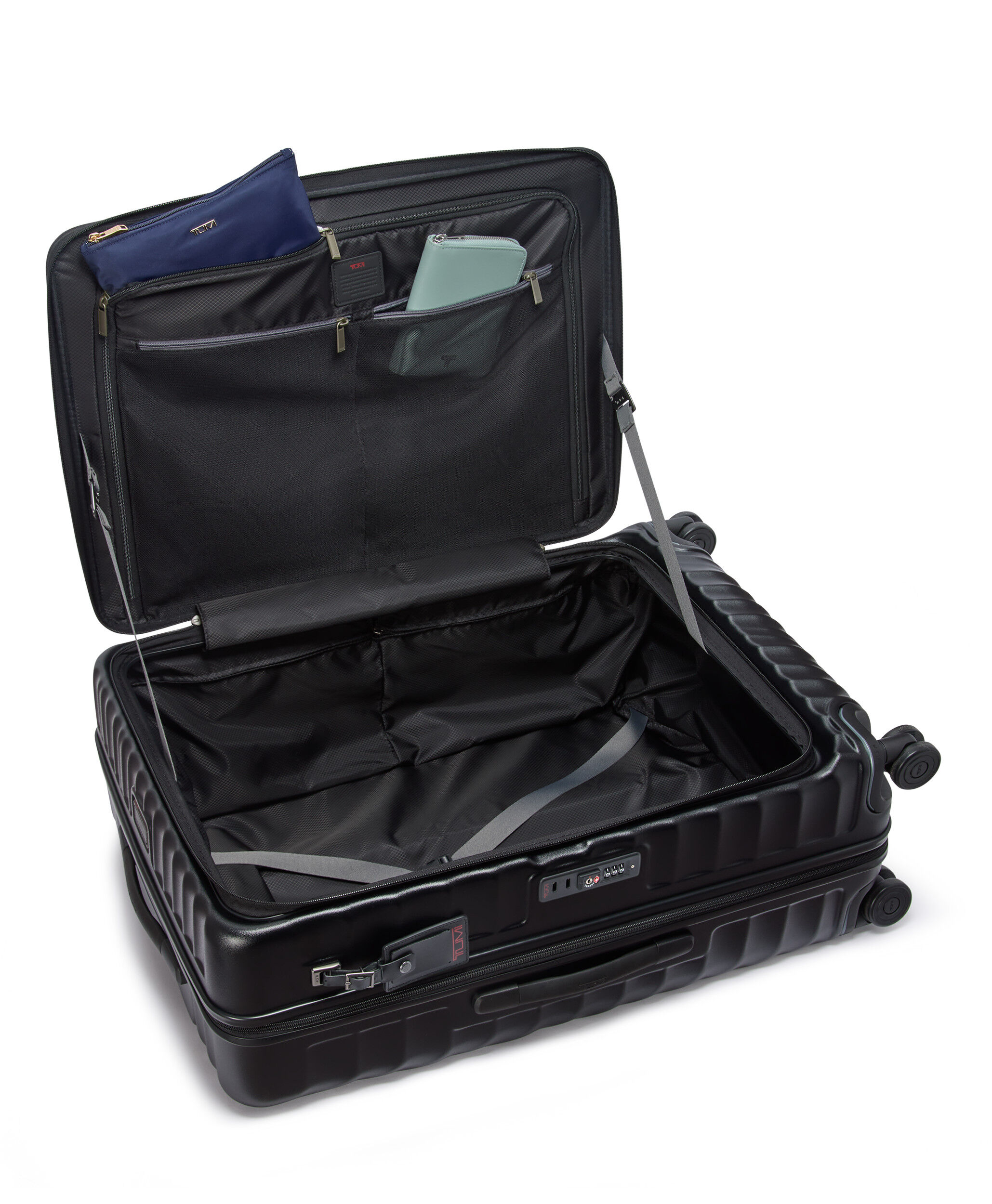 19 Degree Front Access Utvidbar koffert med 4 hjul 76cm