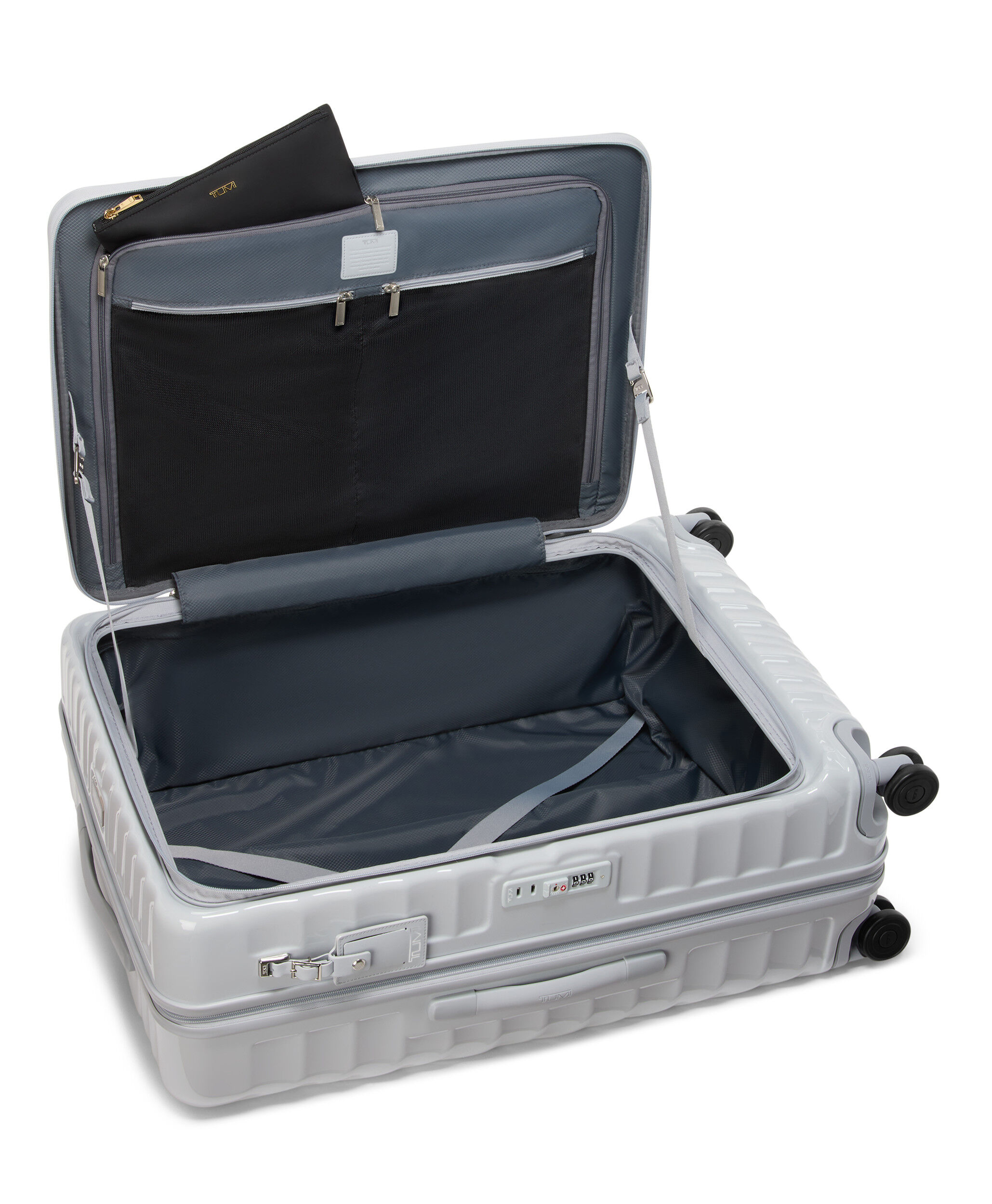 19 DEGREE FRONT ACCESS Utvidbar koffert med 4 hjul 66 cm