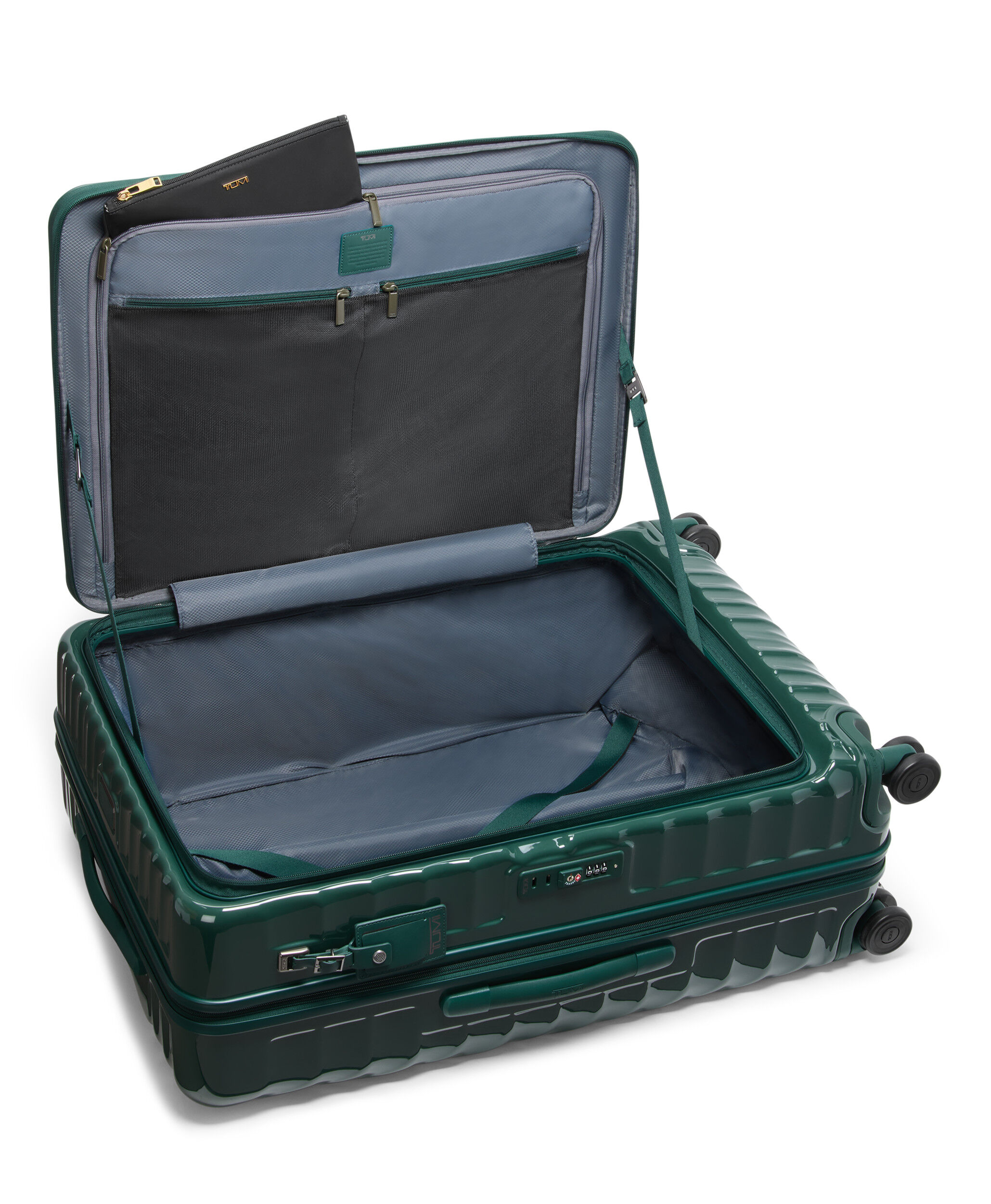 19 DEGREE FRONT ACCESS Utvidbar koffert med 4 hjul 66 cm