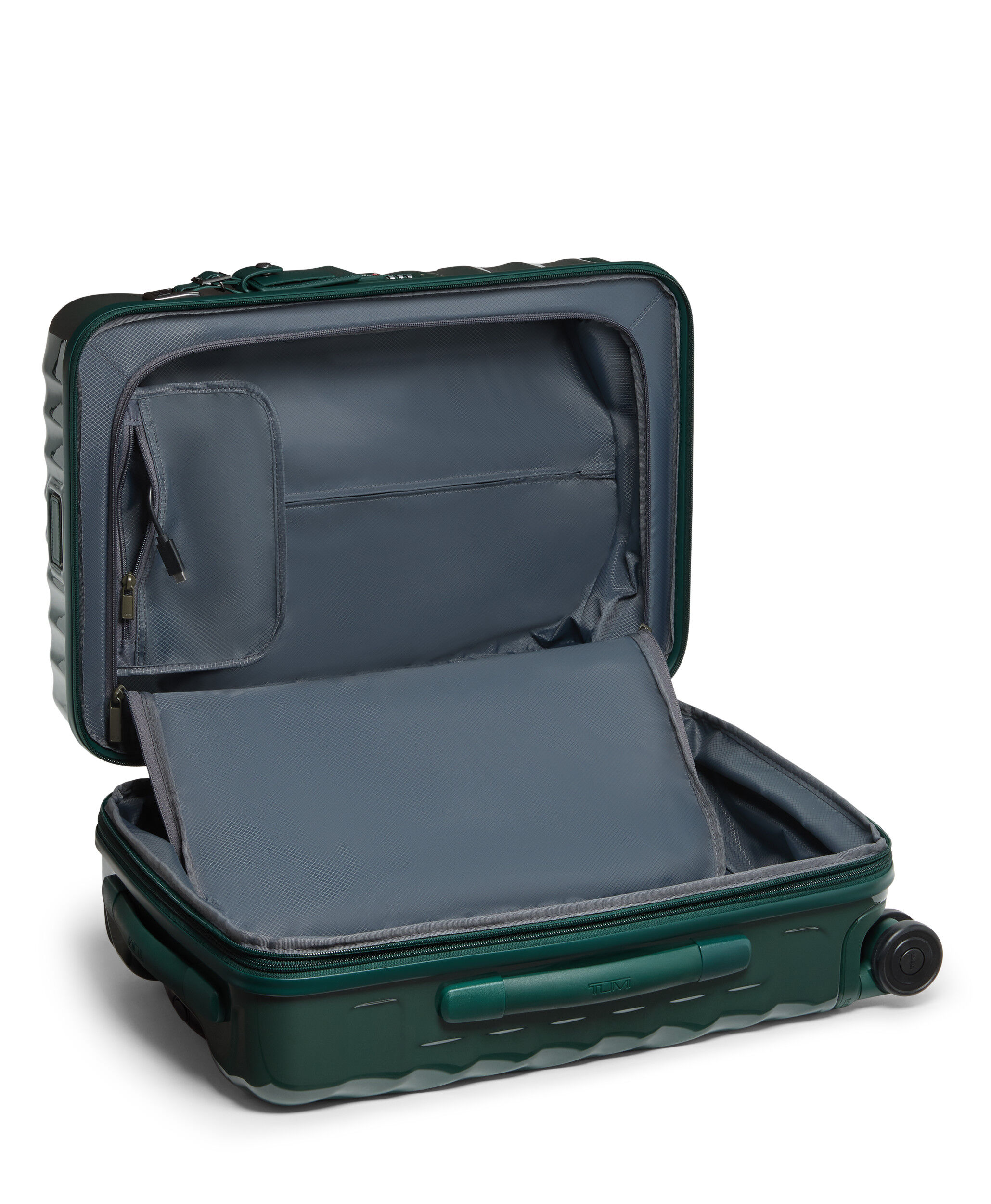 19 DEGREE Utvidbar koffert med 4 hjul 55 cm - Int.