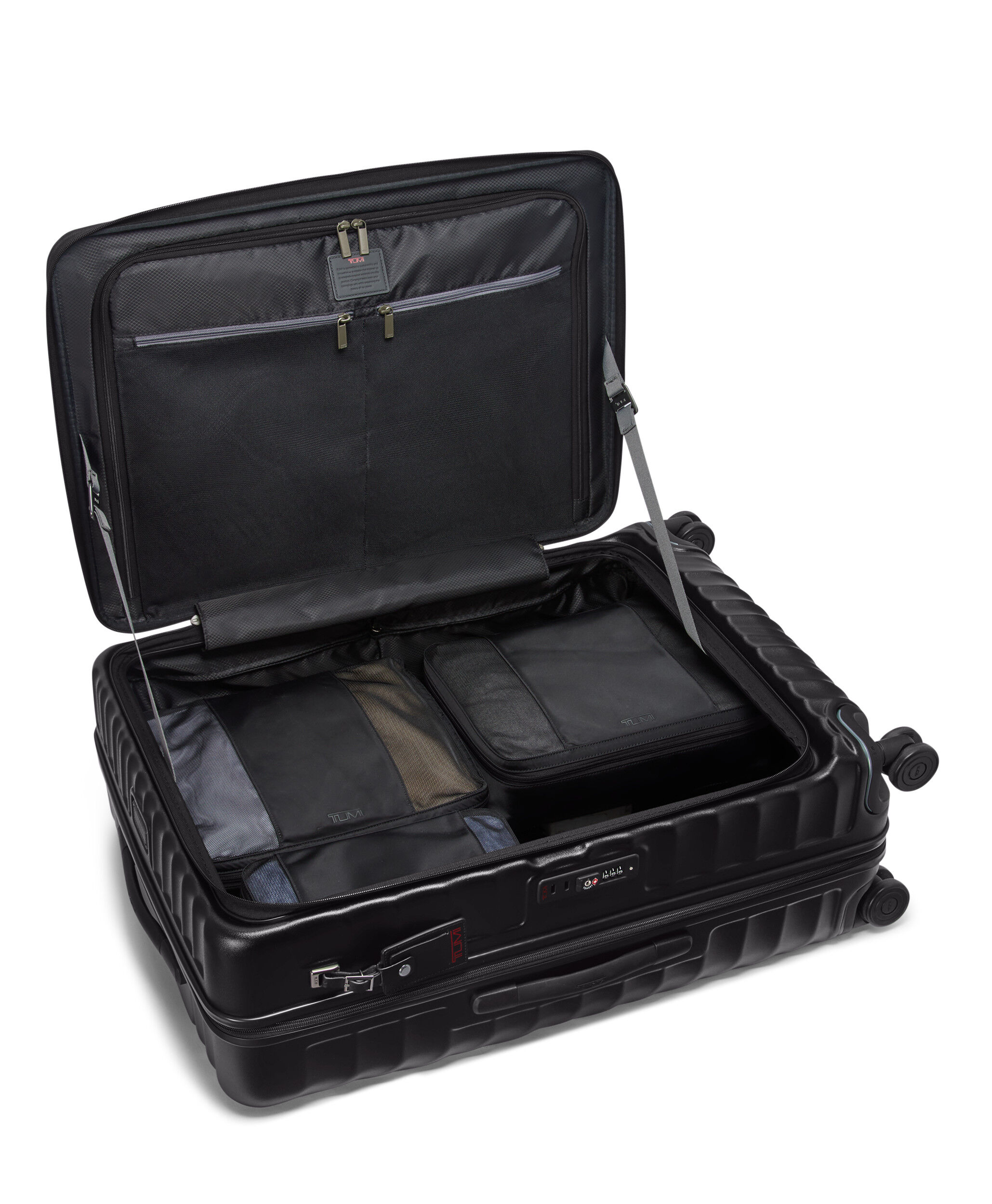 19 Degree Front Access Utvidbar koffert med 4 hjul 76cm