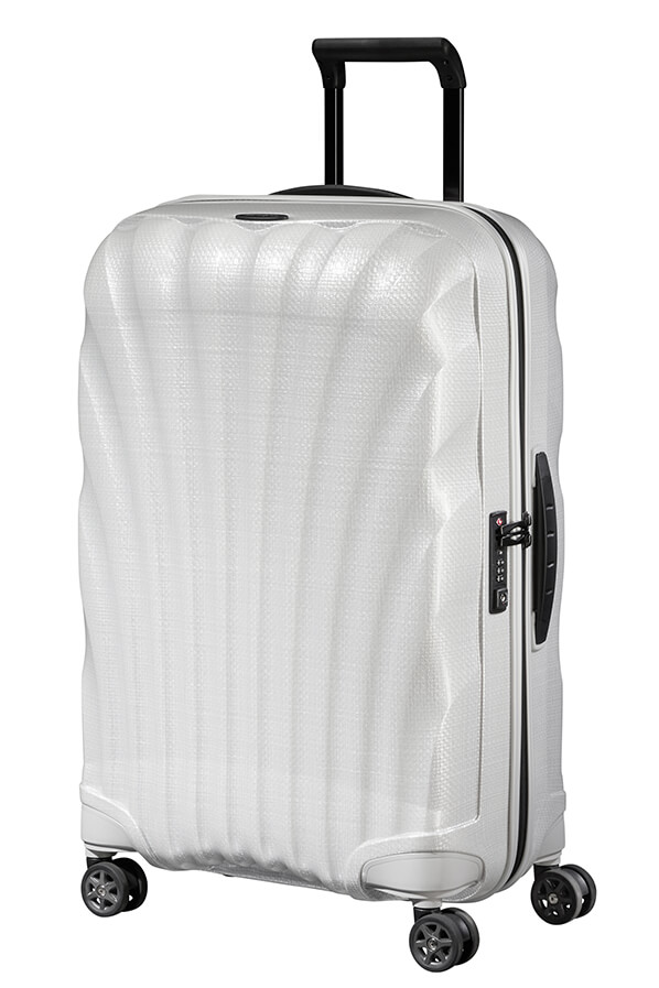 Samsonite C Lite Koffert med 4 hjul 69cm Offwhite | Rolling Koffert The Lite