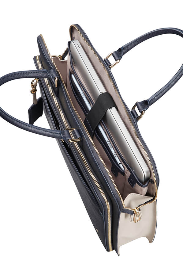 Samsonite Lady Becky PC veske for dame 14.1 Blågrå Samsonite Lady Becky PC veske for dame 14.1 Blågrå